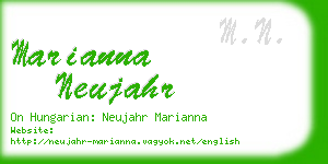 marianna neujahr business card